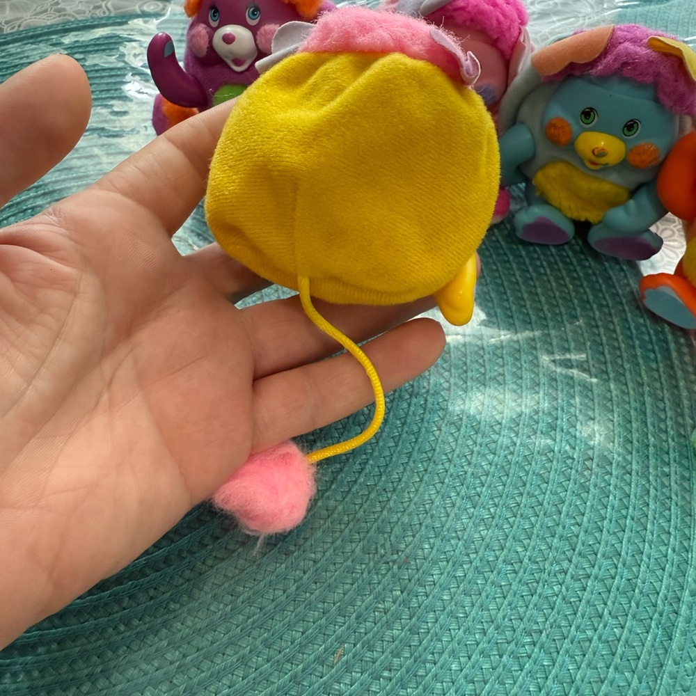 Vintage 1980s Mattel Pocket Popples Mini Plush Toy set - Picture 12 of 15
